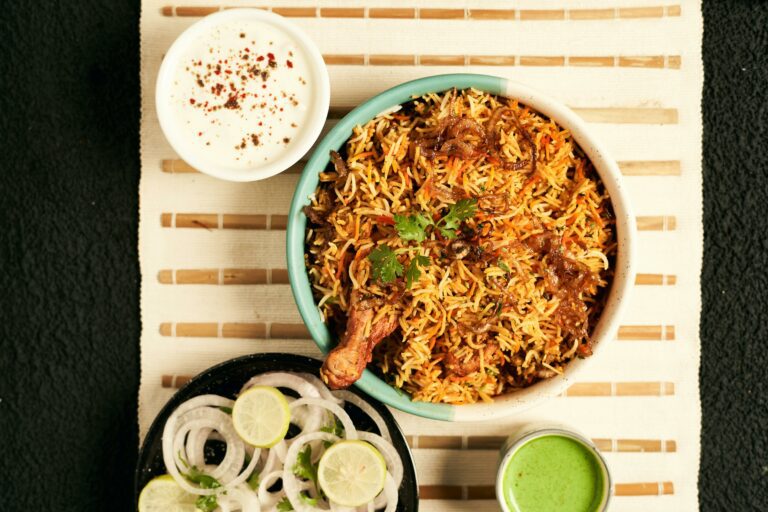 Hyderabadi Chicken Biryani with Nutritious Brown Rice